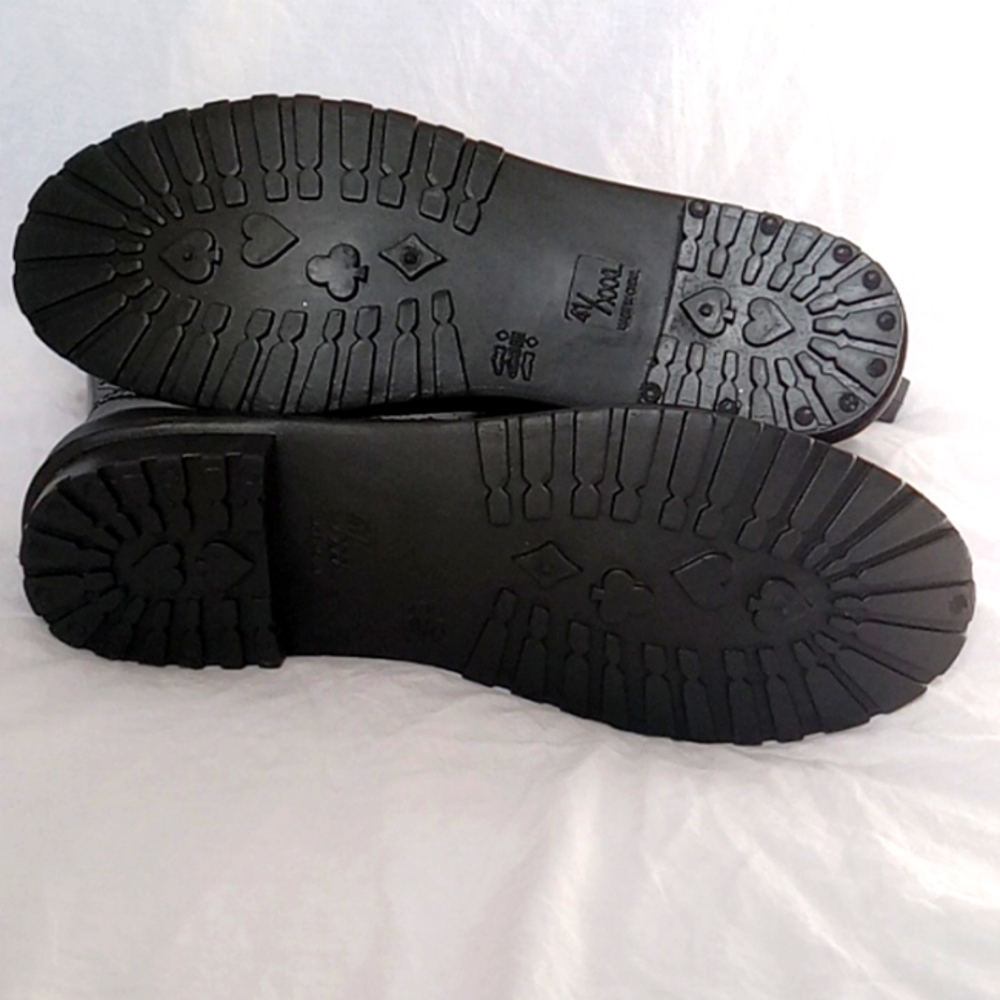 Mid Calf Rain Boots Waterproof Lightweight Garden Shoes Black Size 41, 9M - Picture 2 of 7